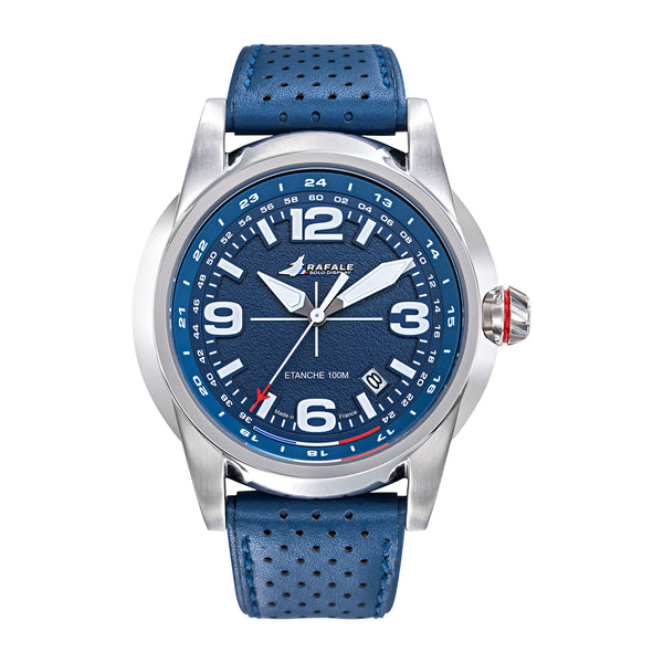 Montre Rafale Solo Display RSD Cadran et Cuir Bleu 666020