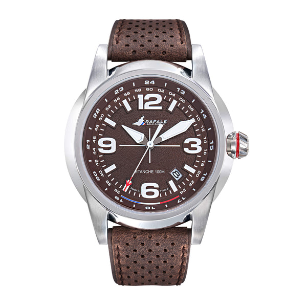 Montre Rafale Solo Display RSD Cadran et Cuir Marron 666021