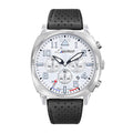 Montre Rafale Solo Display COACH Chrono Acier Cuir Noir 666024