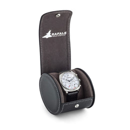 Montre Rafale Solo Display COACH Chrono Acier Cuir Noir 666024
