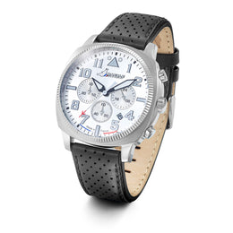 Montre Rafale Solo Display COACH Chrono Acier Cuir Noir 666024