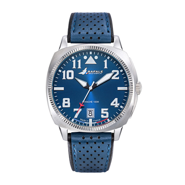 Montre Rafale Solo Display COACH Cuir Bleu 666029