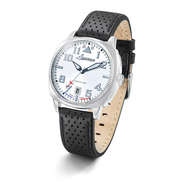 Montre Rafale Solo Display COACH Acier Cuir Noir 666030