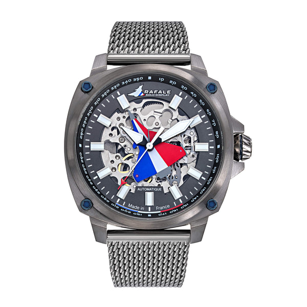 Montre Rafale Solo Display PILOTE Automatique Acier Gun 666038