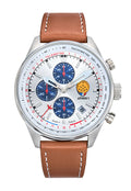 Montre Chronographe Athos1 Gris Cuir Marron A1-100l-668146