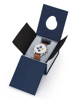 Montre Chronographe Athos1 Gris Cuir Marron A1-100l-668146