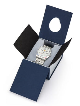 Montre Acier Cadran Bleu A4-100C-668155
