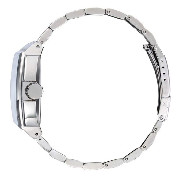 Montre Acier Cadran Bleu A4-100C-668156
