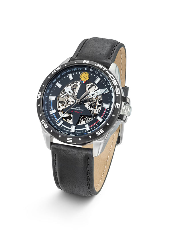 Montre Automatique Cuir Noir A8-100ED-668128