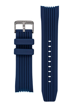 Bracelet Silicone Bleu Foncé 24mm