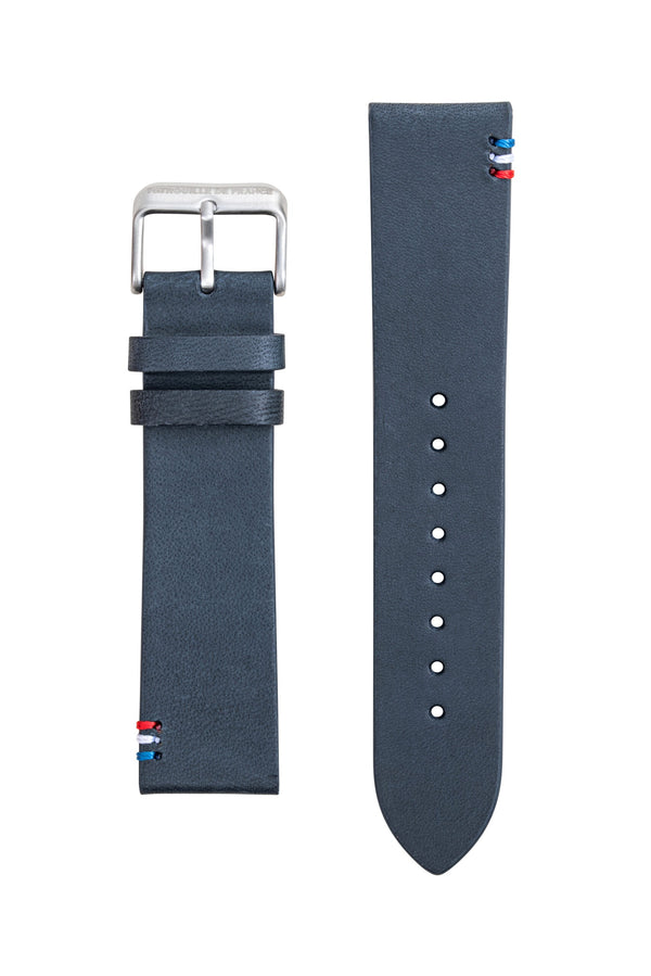 Bracelet Cuir Bleu Edition Collector 70ans 22mm