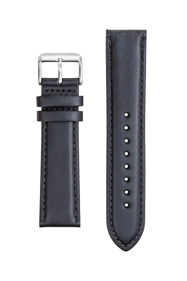 Bracelet Cuir Noir 22mm