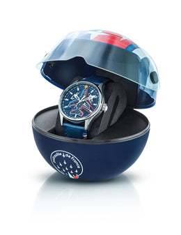 Coffret ATHOS-668910 Automatique Cuir Bleu