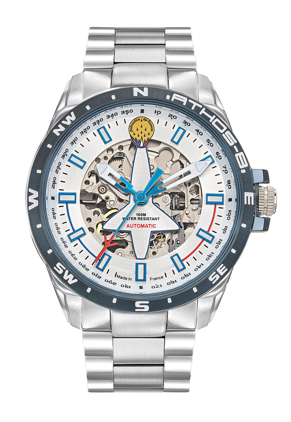 Montre Automatique Acier Cadran Gris Métal A8-100ED-668111