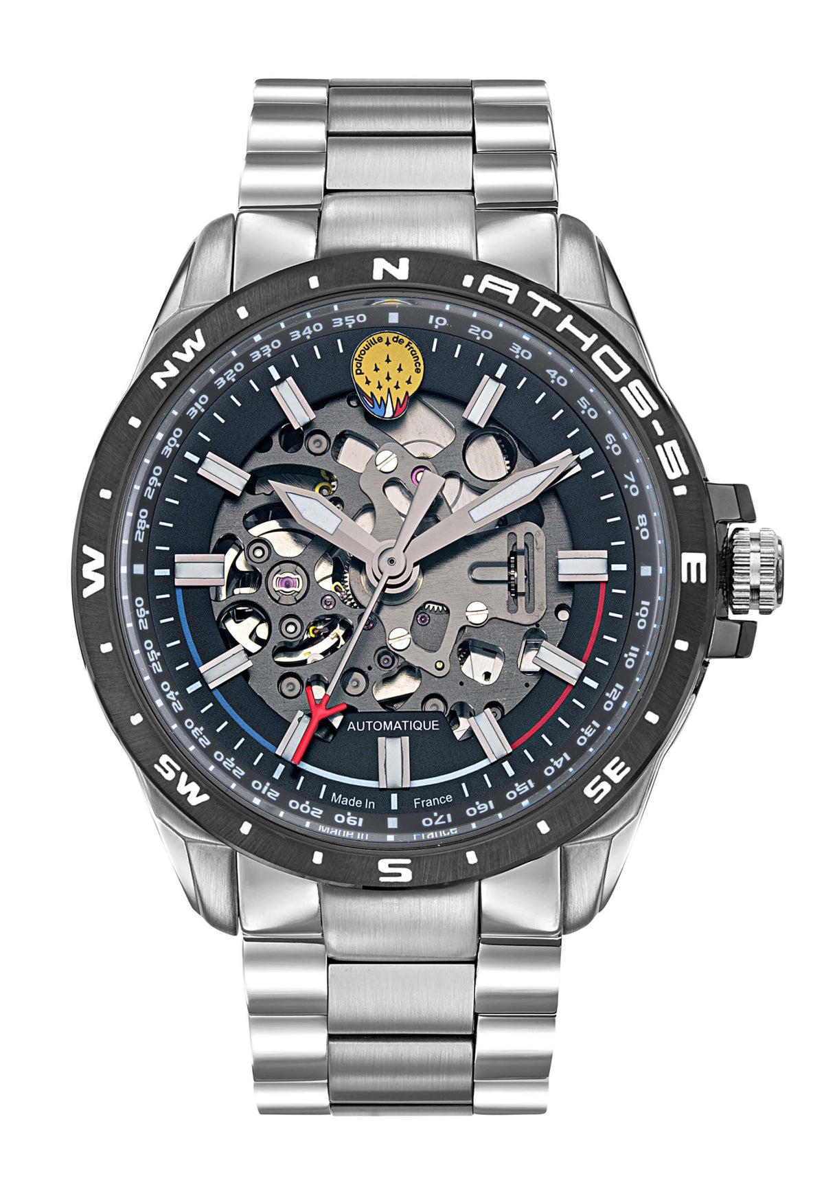 Montre Automatique Acier Cadran Noir A5-100PRS-668117