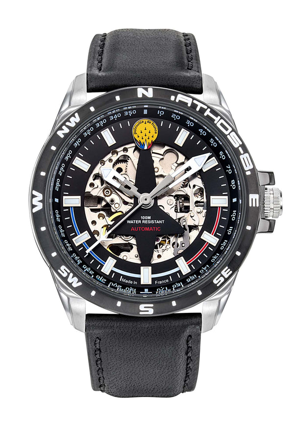 Montre Automatique Cuir Noir A8-100ED-668128