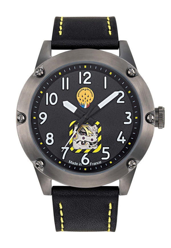Montre Automatique Cuir Noir M23-100E-668514
