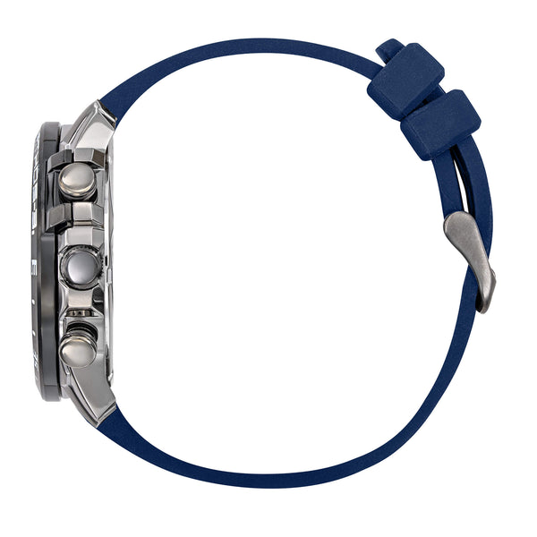 Montre Double Fuseau Cadran Bleu Bracelet Bleu A3-100IG-668113